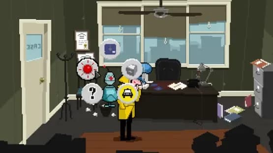 Detective Case and Clown Bot in: Murder in the Hotel Lisbon — Screenshoty