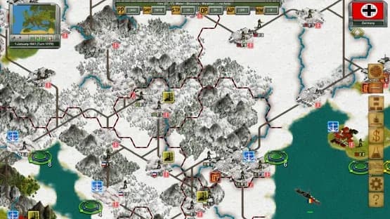 Strategic War in Europe — Screenshoty