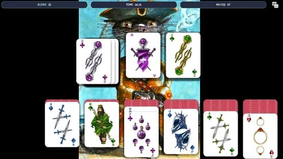 Solitaire - Cat Pirate Portrait — Screenshots