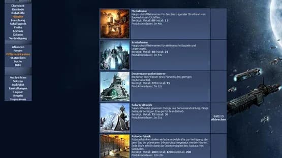 OGame — Screenshoty