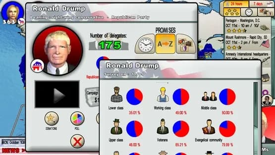 The Race for the White House 2016 — Screenshoty