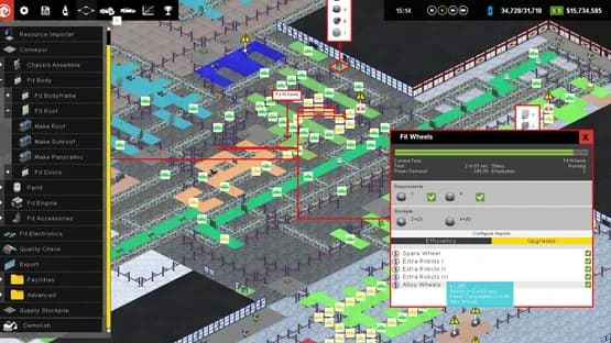 Production Line — Screenshoty