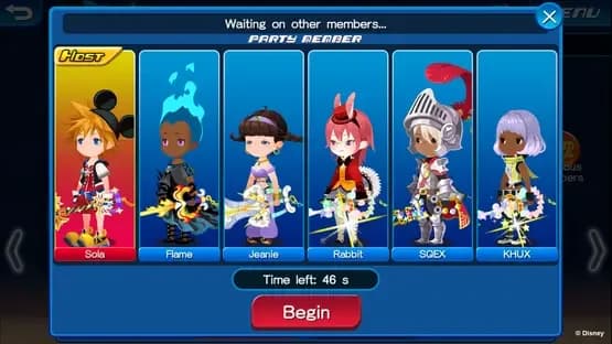 Kingdom Hearts Union χ[Cross] — Screenshoty