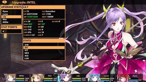 Winged Sakura: Demon Civil War — Screenshoty