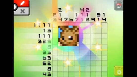 Pokémon Picross — Screenshoty