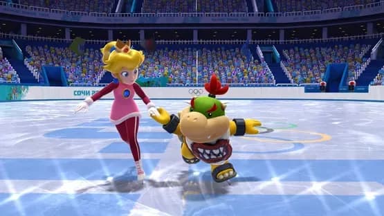 Mario & Sonic at the Sochi 2014 Olympic Winter Games — Screenshoty