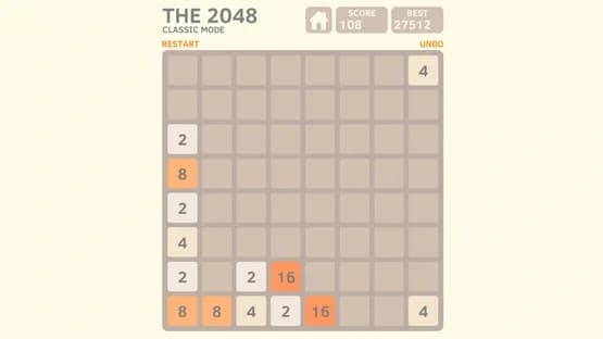 The 2048 — Screenshots