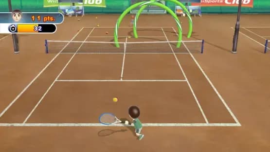 Wii Sports Club: Tennis — Screenshoty