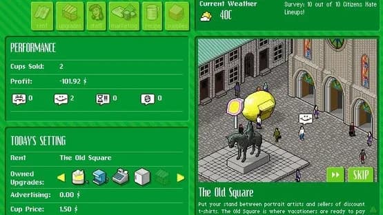 Lemonade Tycoon — Screenshoty
