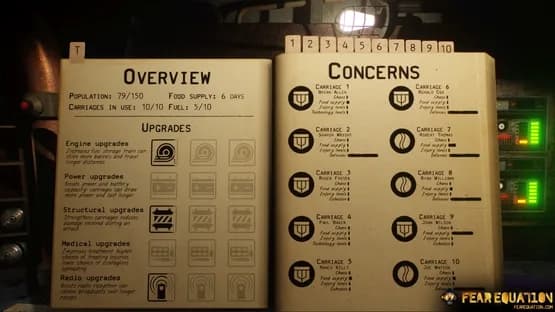 Fear Equation — Screenshots