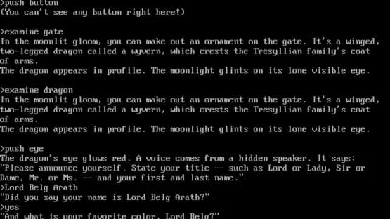 Moonmist — Screenshoty