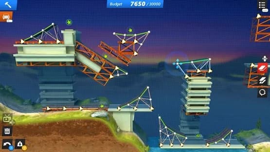 Bridge Constructor: Stunts — Screenshoty