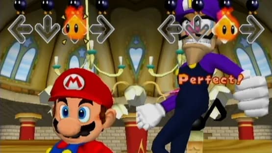 Dance Dance Revolution Mario Mix — Screenshoty