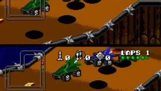 Rock n' Roll Racing — Screenshoty