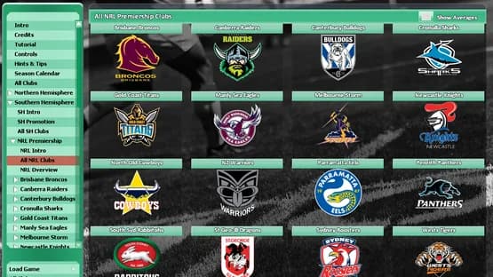 Rugby League Team Manager 2015 — Screenshoty