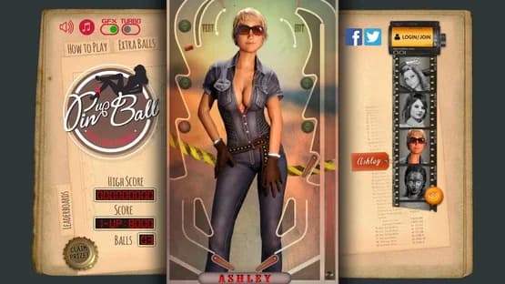 Pinup Ball — Screenshoty