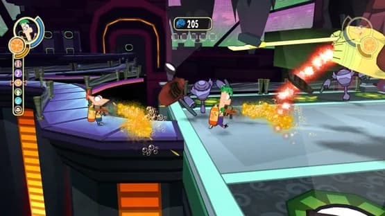 Phineas and Ferb: Across the Second Dimension — Screenshoty