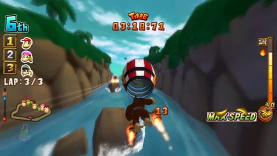 Donkey Kong Barrel Blast — Screenshoty