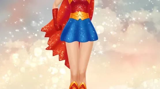 Superhero Girl Salon: Kids Makeup and Dressup Game — Screenshots