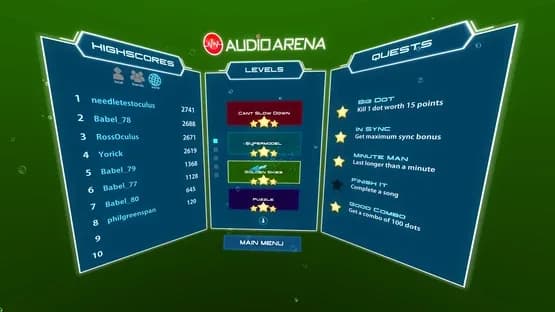 Audio Arena — Screenshots