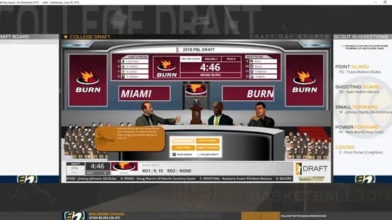 Draft Day Sports: Pro Basketball 2018 — Screenshots