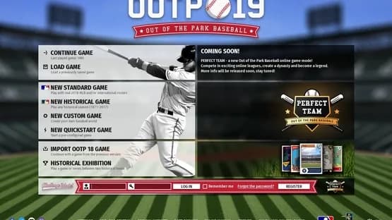 Out of the Park Baseball 19 — Screenshoty