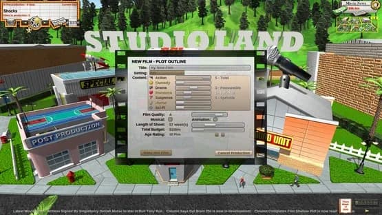 Movie Studio Boss: The Sequel — Screenshoty