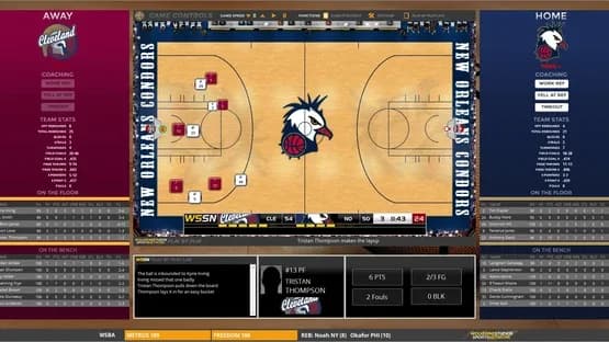 Draft Day Sports: Pro Basketball 2017 — Screenshoty