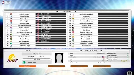 International Basketball Manager — Screenshots