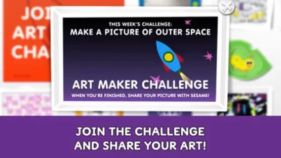 Sesame Street Art Maker — Screenshoty