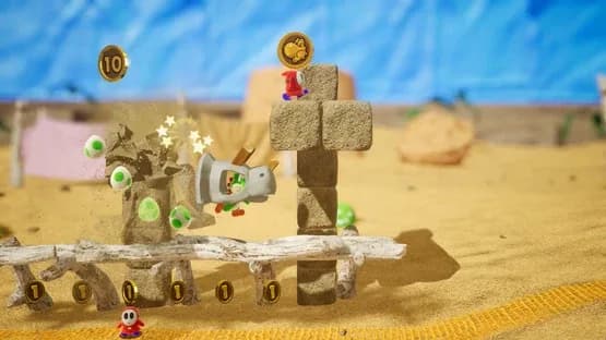 Yoshi's Crafted World — Screenshoty