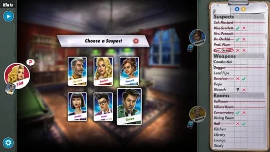 Clue/Cluedo: Classic — Screenshoty