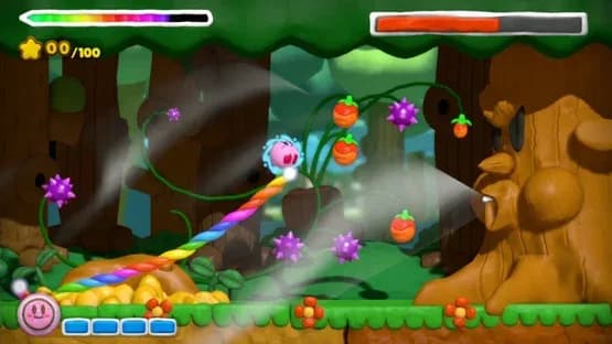 Kirby and the Rainbow Curse — Screenshoty